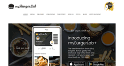 Desktop Screenshot of myburgerlab.com